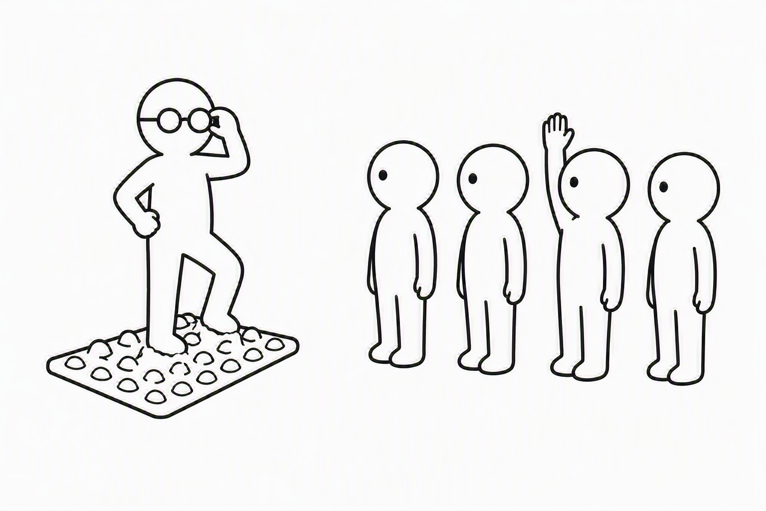 足ツボジェスチャーゲームのイメージ図